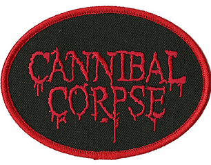 CANNIBAL CORPSE logo oval emb PATCH