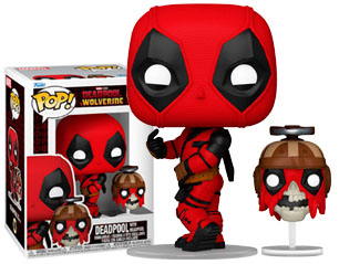 DEADPOOL with headpool 1400 funko POP FIGURE