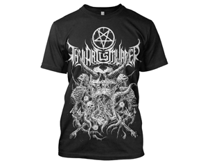 THY ART IS MURDER riddick skull pile TSHIRT