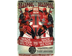 DEADPOOL wade vs wade POSTER