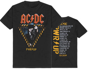 AC/DC angus triangle pwr-up TOUR TSHIRT