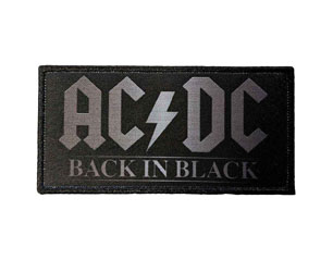 AC/DC back in black shadow PATCH