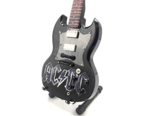 AC/DC logo SPR-076 MINI GUITAR