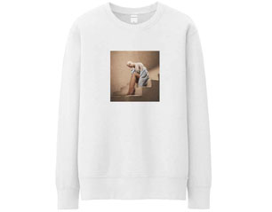 ARIANA GRANDE staircase WHITE SWEATSHIRT