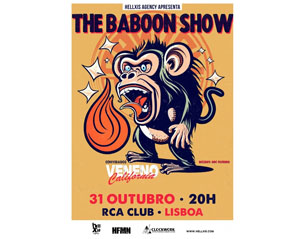 BABOON SHOW lisboa BILHETES