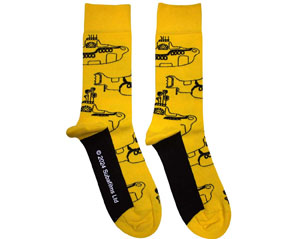 BEATLES sub outline repeat YELLOW SOCKS