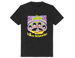 BEATLES yellow submarine heads in circles TSHIRT