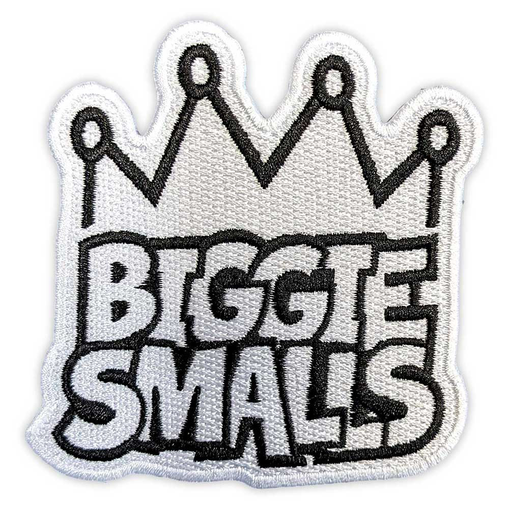 BIGGIE SMALLS crown logo cut out PATCH