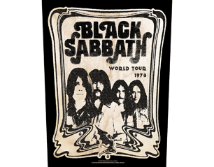 BLACK SABBATH world tour 1978 BACKPATCH