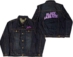 BLACK SABBATH wavy logo bp DENIM JACKET