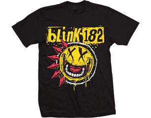 BLINK 182 punk smiley TSHIRT