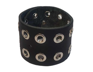 BRACELET 4 row width 2 row eyelet WRISTBAND