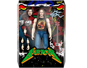 METALLICA cliff burton superhero poster wave 2 super 7 ULTIMATE ACTION FIGURE