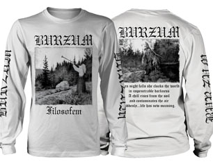 BURZUM filosofem 2018 WHITE LONGSLEEVE