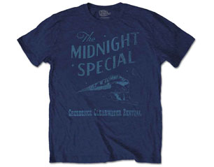 CREEDENCE CLEARWATER REVIVAL midnight special DARK BLUE TSHIRT