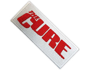 CURE red logo WHITE PATCH