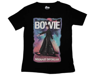 DAVID BOWIE moonage 11 fade LADIES TSHIRT