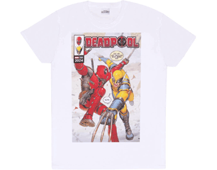 DEADPOOL comic book cover WHITE TSHIRT