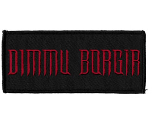 DIMMU BORGIR red logo PATCH