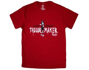 EMILY THE STRANGE troublemaker RED TSHIRT