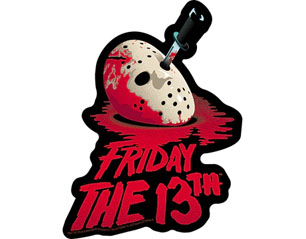 FRIDAY THE 13th mask STICKER