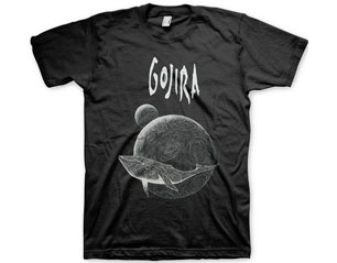 GOJIRA original whale BLACK TSHIRT