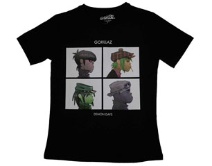 GORILLAZ demon days LADIES TSHIRT