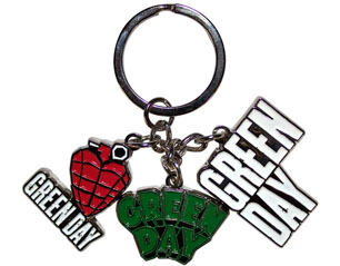 GREEN DAY logo charms metal KEYCHAIN