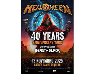 HELLOWEEN lisboa BANCADA BILHETES