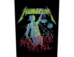METALLICA and justice for all BACKPATCH