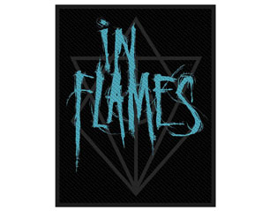 IN FLAMES scratched logo WPATCH