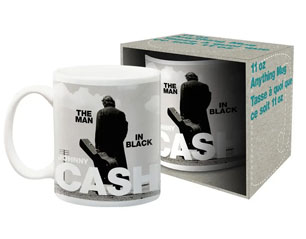 JOHNNY CASH man in black CANECA