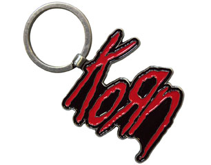 KORN red logo metal KEYCHAIN