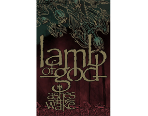 LAMB OF GOD ashes of the wake HQ TEXTILE POSTER