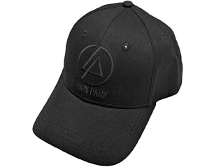 LINKIN PARK concentric text BLACK logo BASEBALL CAP