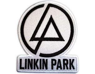 LINKIN PARK concentric text logo WHITE PATCH