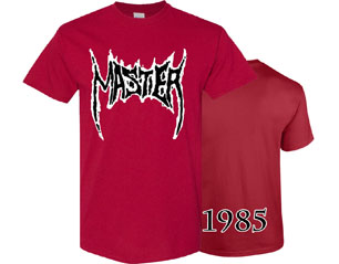 MASTER logo 1985 RED TSHIRT