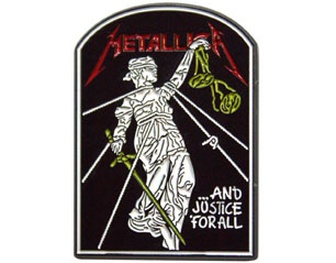 METALLICA and justice for all tombstone METAL PIN