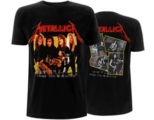 METALLICA garage photo yellow TSHIRT