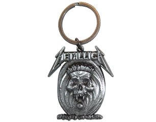 METALLICA in vertigo metal KEYCHAIN