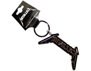 METALLICA logo metal KEYCHAIN