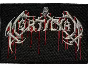 MORTICIAN dripping logo PATCH