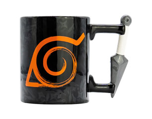 NARUTO SHIPPUDEN handle kunai konoha mug CANECA