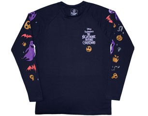 NIGHTMARE B4 XMAS ghouls NAVY BLUE LONGSLEEVE