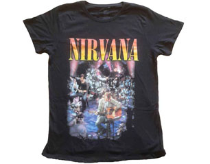 NIRVANA unplugged photo LADIES TSHIRT