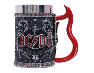 AC/DC back in black 15cm TANKARD