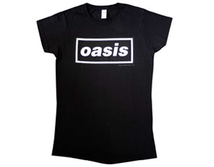 OASIS decca logo LADIES TSHIRT