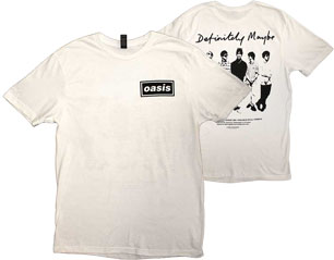 OASIS definitely maybe promo back print TSHIRT