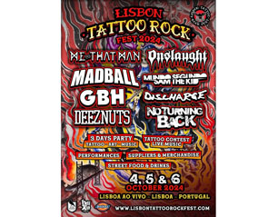 LISBON TATTOO ROCK FEST 2024 passe 3 dias BILHETE