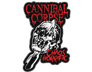CANNIBAL CORPSE chaos horrific skull CUT OUT PATCH